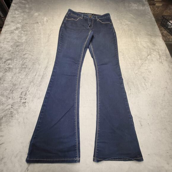Max Jeans Denim - Max Jeans Jeans Womens 2 Blue Bootcut Dark Wash Modern Boot Stretch 5-Pocket